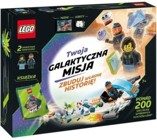 LEGO Twoja galaktyczna misja karty mapa książka klocki 200el
