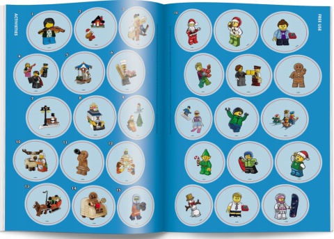 LEGO kolorowanka z naklejkami świąteczna Boże Narodzenie
