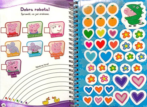 Lubię dinozaury A to historia! kolorowanka naklejki szablony flamastry dmuchane