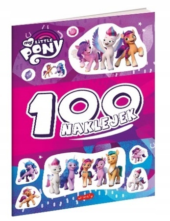 MY LITTLE PONY 100 naklejek książka z zadaniami kolorowanka