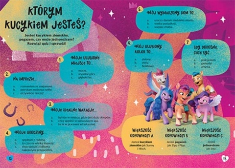 MY LITTLE PONY 100 naklejek książka z zadaniami kolorowanka