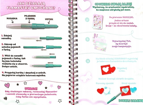 Moje Jednorożce To moja bajka! kolorowanka naklejki szablony flamastry dmuchane