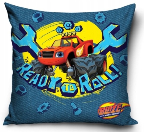 Poszewka na poduszkę BLAZE I MEGA MASZYNY 40x40