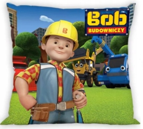 Poszewka na poduszkę BOB BUDOWNICZY 40x40
