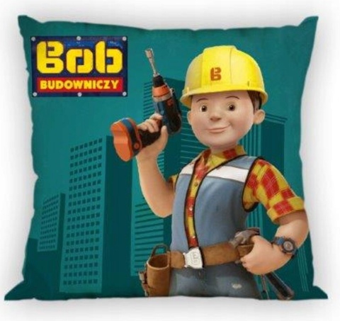 Poszewka na poduszkę BOB BUDOWNICZY 40x40
