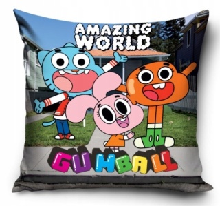 Poszewka na poduszkę ŚWIAT GUMBALA GUMBALL 40X40