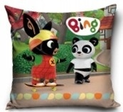 Poszewka na poduszkę jasiek KRÓLIK BING FLOP 40x40