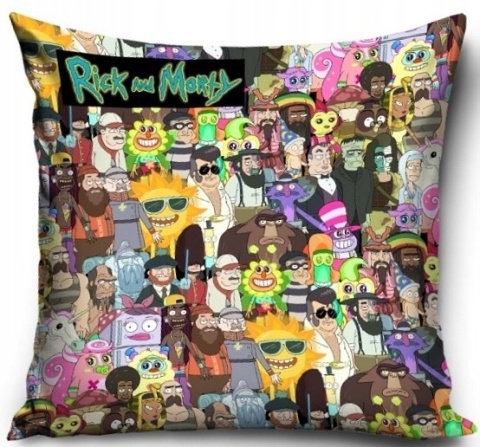 Poszewka na poduszkę jasiek RICK AND MORTY 40x40