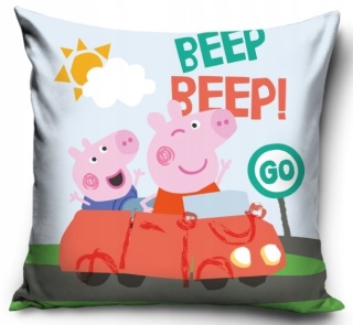 Poszewka na poduszkę jasiek ŚWINKA PEPPA PIG mama George 40x40