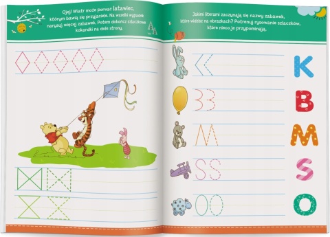 Szlaczki i literki DISNEY KUBUŚ PUCHATEK