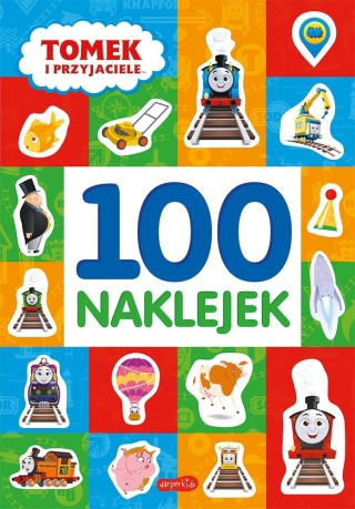 TOMEK I PRZYJACIELE 100 naklejek książka z zadaniami kolorowanka