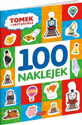 TOMEK I PRZYJACIELE 100 naklejek książka z zadaniami kolorowanka