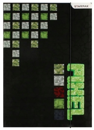 Teczka z gumką A4 na dokumenty pixel game dla gracza plan lekcji Starpak