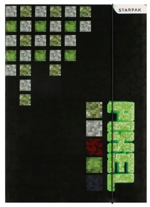 Teczka z gumką A4 na dokumenty pixel game dla gracza plan lekcji Starpak