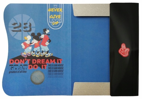 Teczka z gumką A4 na dokumenty rysunki Myszka Miki Mickey