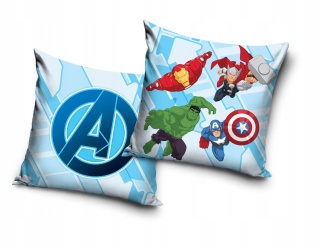AVENGERS Hulk Thor Iron poszewka na poduszkę jasiek 40x40 welurowa VELVET