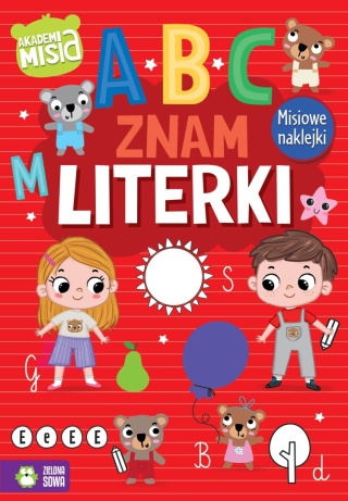 Akademia Misia A B C Znam literki z naklejkami