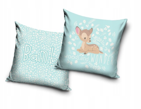 Bambi jelonek sarenka Disney poszewka na poduszkę 40x40 welurowa