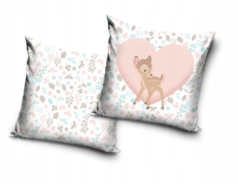 Bambi poszewka na poduszkę 40x40 welurowa