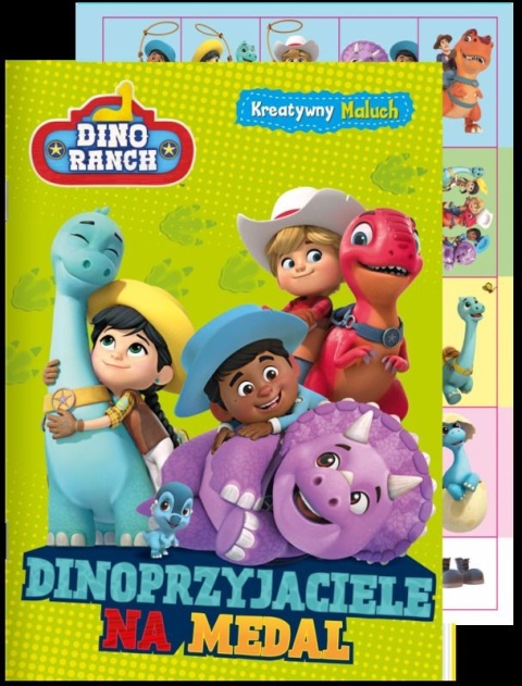 Dino Ranch Dinoprzyjaciele na medal dinozaury rebusy kolorowanki naklejki