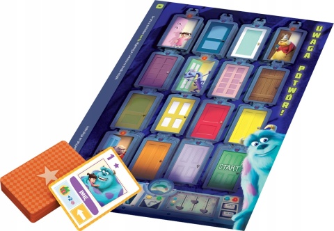 Disney Uczy Myszka Miki Mickey Cars Gry planszowe karty wiek 5+