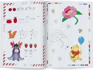 Disney Uczy Rysujemy po kratkach Kraina Lodu geometryczne obrazki 5 lat