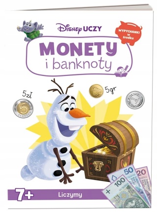 Disney Uczy monety i banknoty Kraina Lodu II wiek 7+