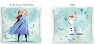KRAINA LODU FROZEN OLAF poszewka na poduszkę jasiek 40x40 welurowa VELVET