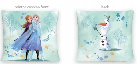 KRAINA LODU FROZEN OLAF poszewka na poduszkę jasiek 40x40 welurowa VELVET