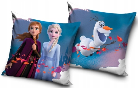KRAINA LODU FROZEN OLAF poszewka na poduszkę jasiek 40x40 welurowa VELVET