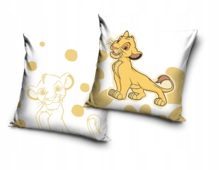 KRÓL LEW poszewka na poduszkę jasiek 40x40 welurowa VELVET