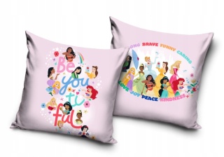 KSIĘŻNICZKI DISNEY poszewka na poduszkę jasiek 40x40 welurowa VELVET