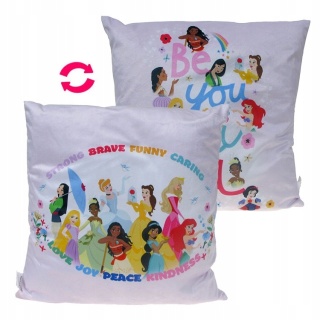 KSIĘŻNICZKI DISNEY poszewka na poduszkę jasiek 40x40 welurowa VELVET