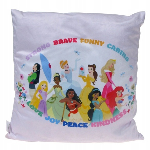 KSIĘŻNICZKI DISNEY poszewka na poduszkę jasiek 40x40 welurowa VELVET