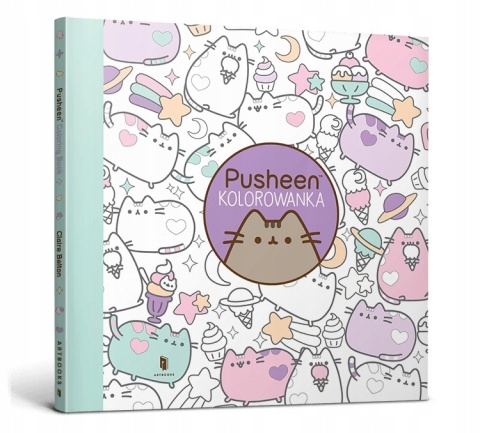 Kolorowanka rekalsujące kolorowanie kot kotek Pusheen