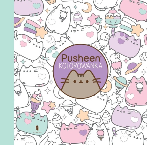 Kolorowanka rekalsujące kolorowanie kot kotek Pusheen