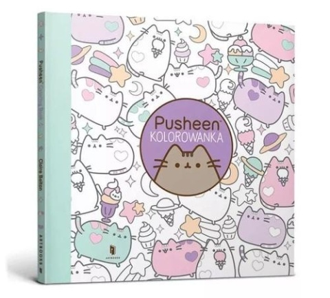 Kolorowanka rekalsujące kolorowanie kot kotek Pusheen