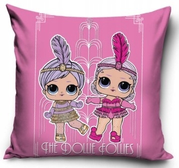 LOL SURPRISE poszewka na poduszkę jasiek 40x40 welurowa VELVET