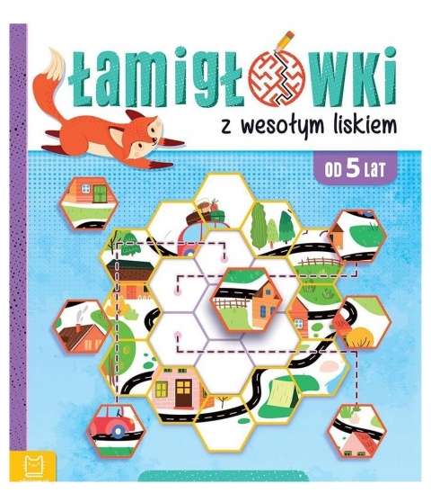 Łamigłówki z wesołym liskiem zadania rebusy uczę się i rozwiązuję od 5 lat