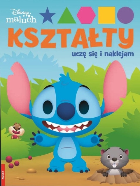 Lilo i Stitch Disney maluch kształty uczę się i naklejam Stich
