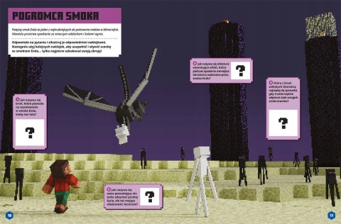 MINECRAFT naklejkowa przygoda kreator postaci 250 naklejek