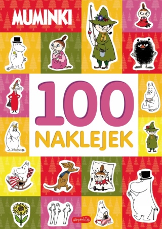 MUMINKI 100 naklejek książka z zadaniami kolorowanka
