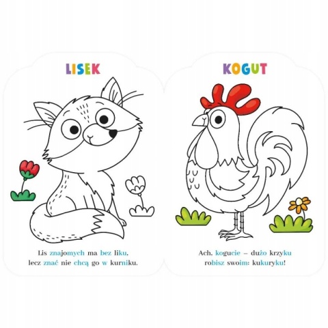 Malowanki rymowanki z kotkiem czytam sylabami i koloruję