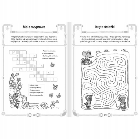 Myślę i rozwiązuję wielka księga zadań dla dzieci rebusy krzyżówki 6 -8 lat