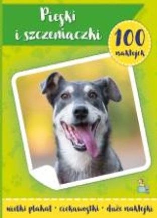 PIESKI I SZCZENIACZKI 100 naklejek wielki plakat ciekawostki