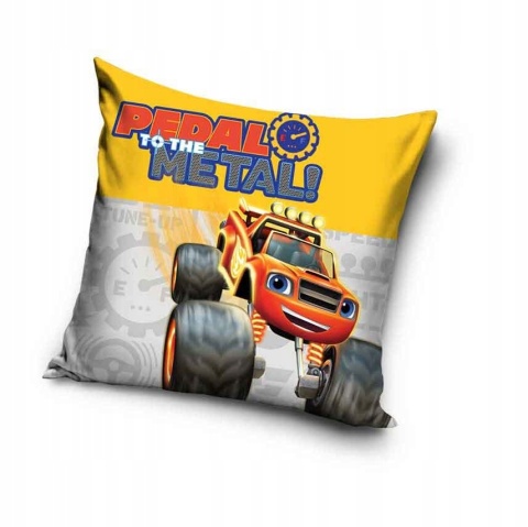 Poszewka na poduszkę BLAZE I MEGA MASZYNY monstertruck 40x40