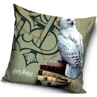 Poszewka na poduszkę jasiek Harry Potter Hedwiga 40 x 40 cm