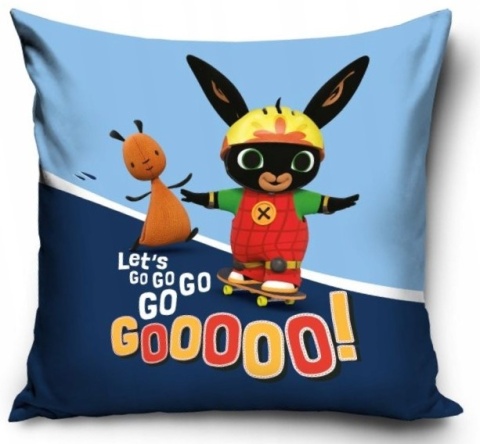 Poszewka na poduszkę jasiek KRÓLIK BING FLOP 40x40