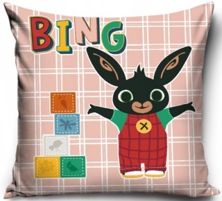 Poszewka na poduszkę jasiek KRÓLIK BING FLOP 40x40