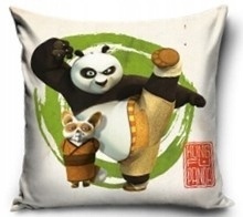 Poszewka na poduszkę jasiek lalka KUNG FU PANDA velvet welur 40x40